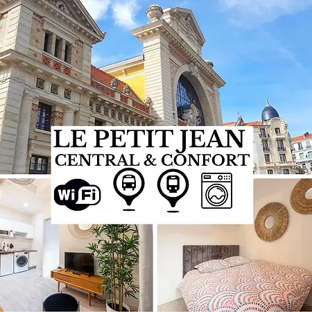 Le Petit Jean- Central Pres Gare Et Tram - Supermarches - Wifi - Niza Exterior foto